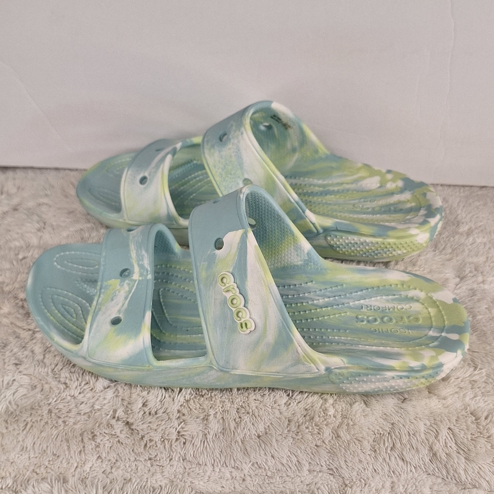 Crocs Tie-Dye Slide Sandals
